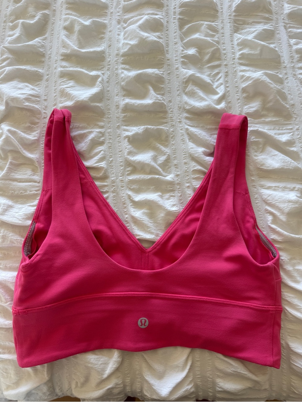 Lululemon coral size 8 Align v-neck sports bra
